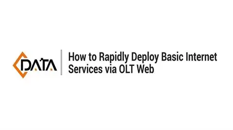 Освоение настройки Интернет-службы | C-Data OLT Веб-учебник