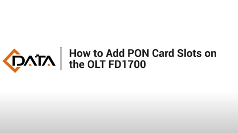 Как добавить слоты для карт PON на OLT FD1700 | Веб-учебник C-Data OLT