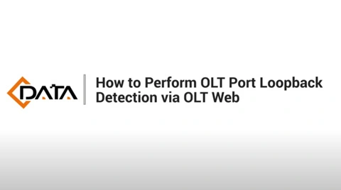 Выполните обнаружение петли порта OLT | Веб-учебник C-Data OLT