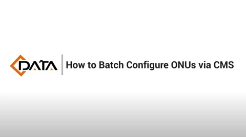 WAN, Wi-Fi, VoIP: пакетная настройка ONU как Pro | C-Data CMS Учебник серии