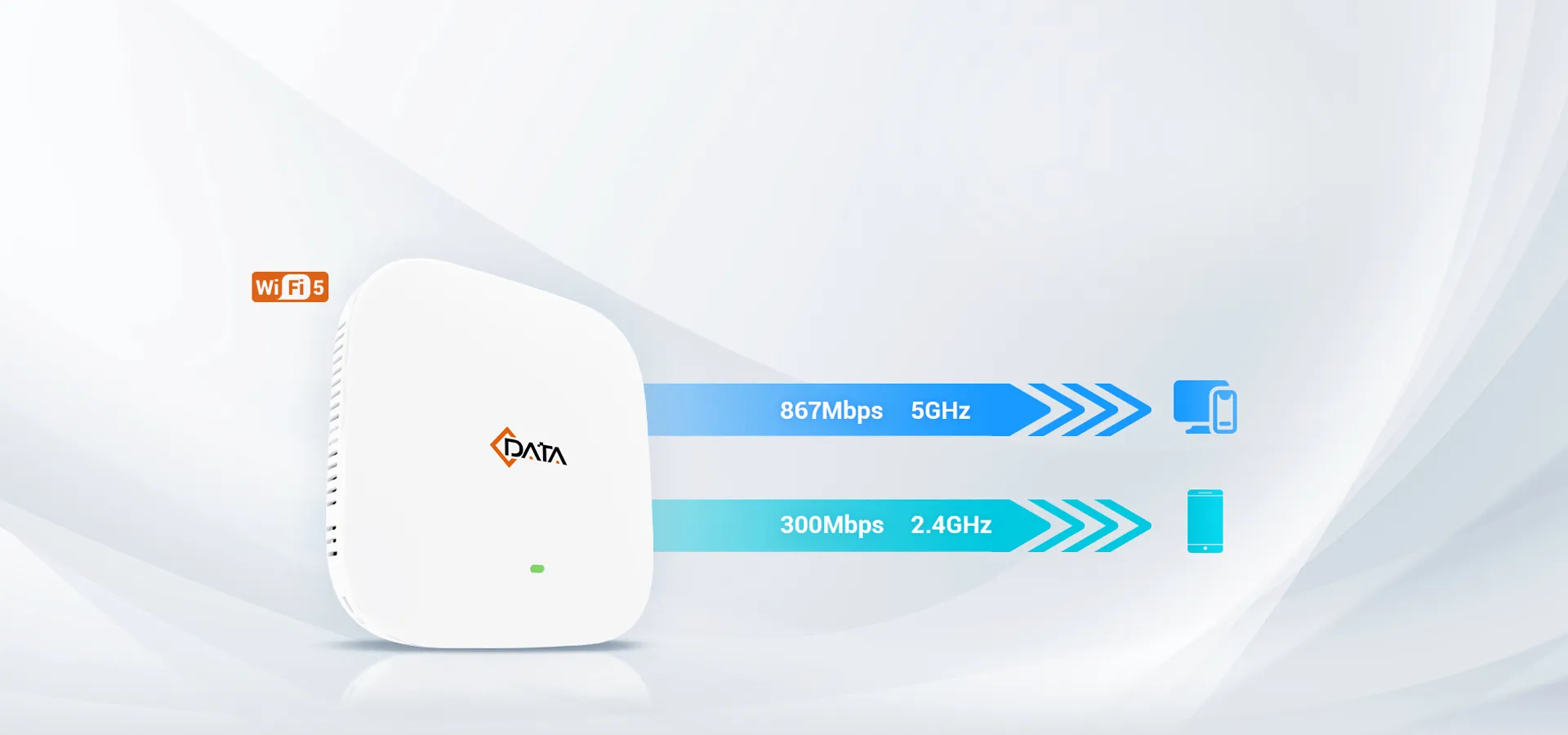 Lightning-Fast Wi-Fi 5 с бесшовным роуминг