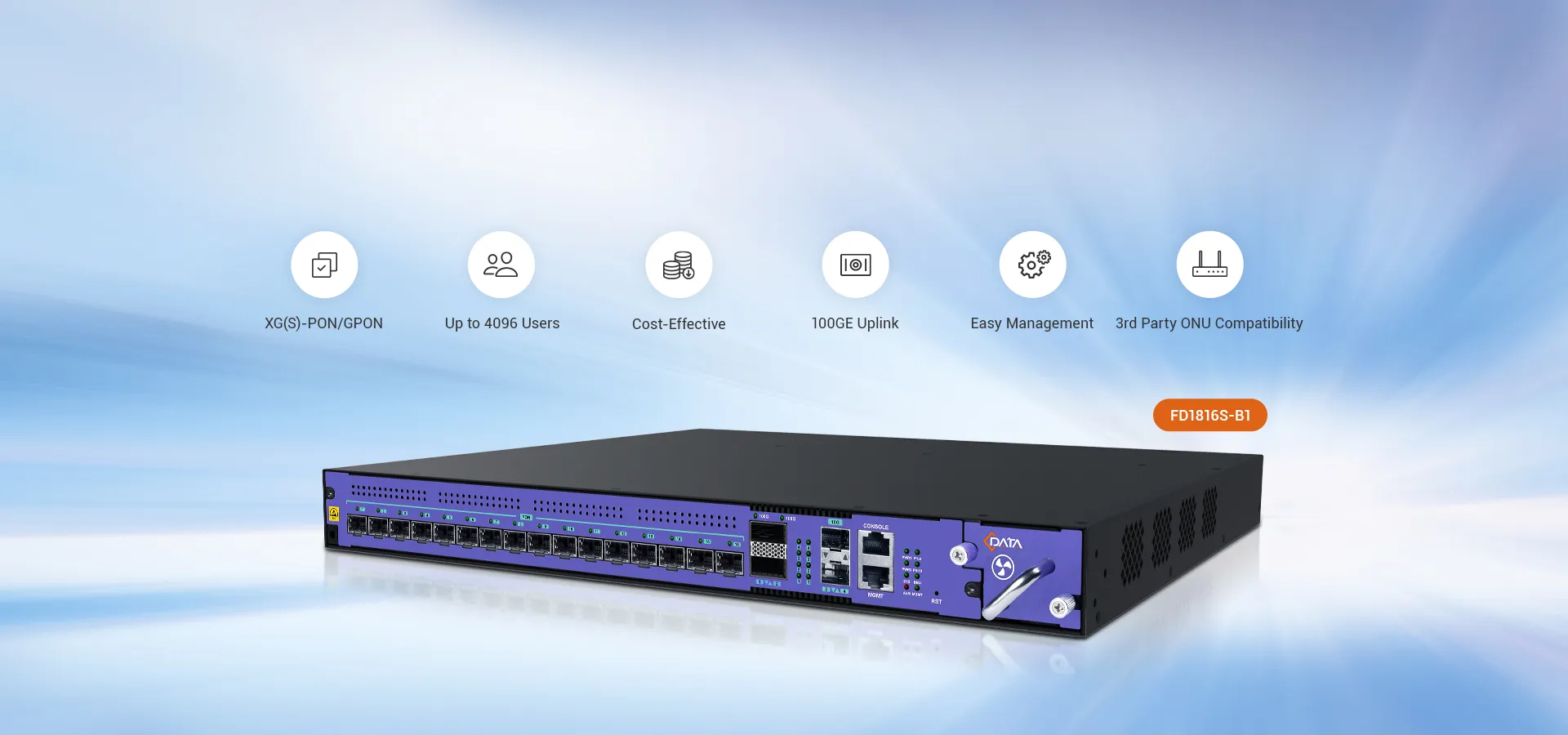 C-Data Combo PON OLT - GPON and XG(S)-PON Ready - 翻译中...
