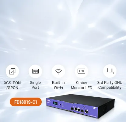 C-Data 10G Combo PON OLT with GPON and XGS-PON Support - 翻译中...